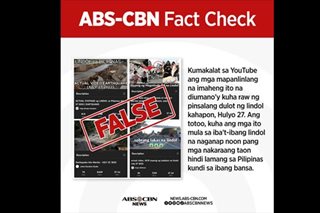 FACT CHECK: ‘Di ito mga kuha ng July 27 Luzon quake