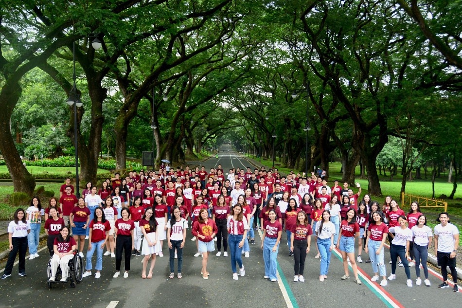 Students of the University of the Philippines-Diliman Class of 2022 who are graduating summa cum laude. Photo courtesy of the UP Diliman Information Office