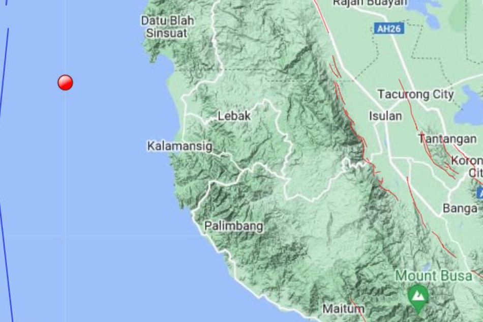 Magnitude 5.6 quake jolts off Sultan Kudarat