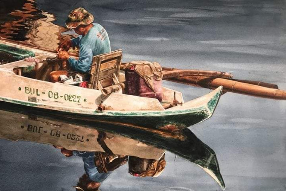  'Dampalit Boatman' (Malabon) by Alfred Galura 2021