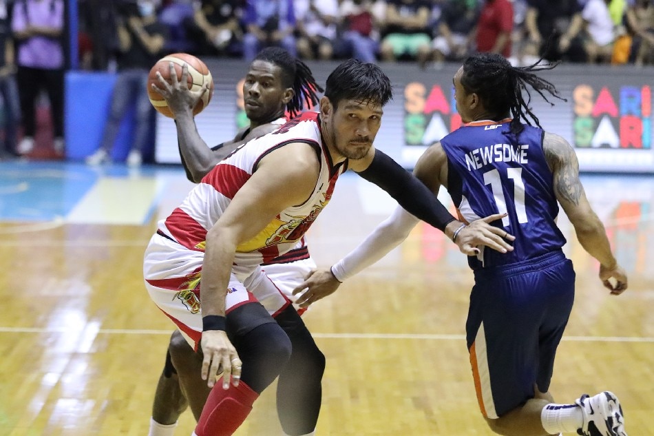 The San Miguel tandem of June Mar Fajardo and CJ Perez are the leading candidates for the Best Player of the Conference award. PBA Images