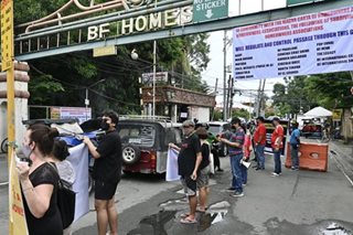 BF Homes residents protest opening of gates to public