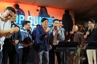 WATCH: Marcos sings with senators at Angara birthday party