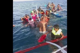 23 nasagip sa paglubog ng bangka sa Occidental Mindoro