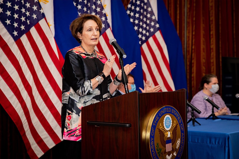 US Ambassador to the Philippines MaryKay Carlson. Photo courtesy of @USAmbPH on Twitter/File
