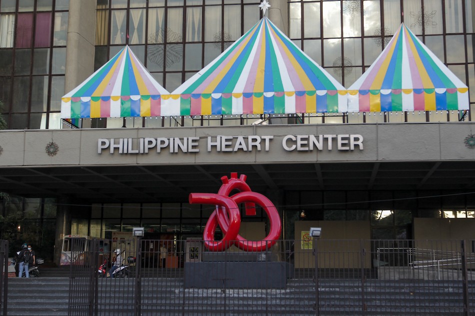 The Philippine Heart Center in Quezon City on April 3, 2020. Jonathan Cellona, ABS-CBN News/File