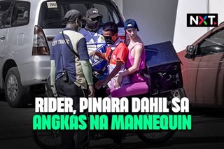 Rider, pinara dahil sa angkas na mannequin 