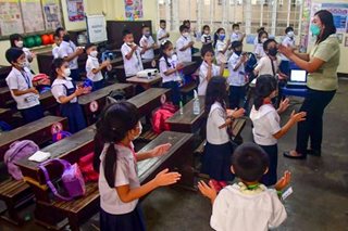 Marcos urges teachers, students to observe health protocols 