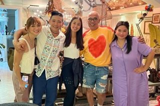 Bianca, Mariel, Drew reunite with manager Boy Abunda
