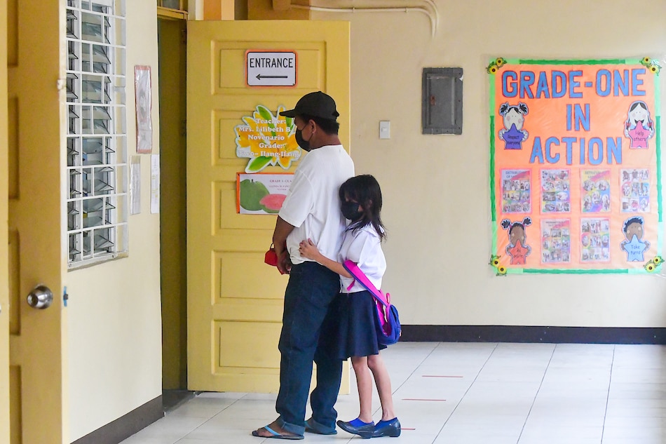 Classes begin at the Payatas B Elementary School in Quezon City on the first day of face-to-face classes in all levels, August 22, 2022. Mark Demayo, ABS-CBN News