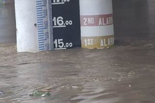 As Florita brings rains, Marikina River water level reaches 1st alarm