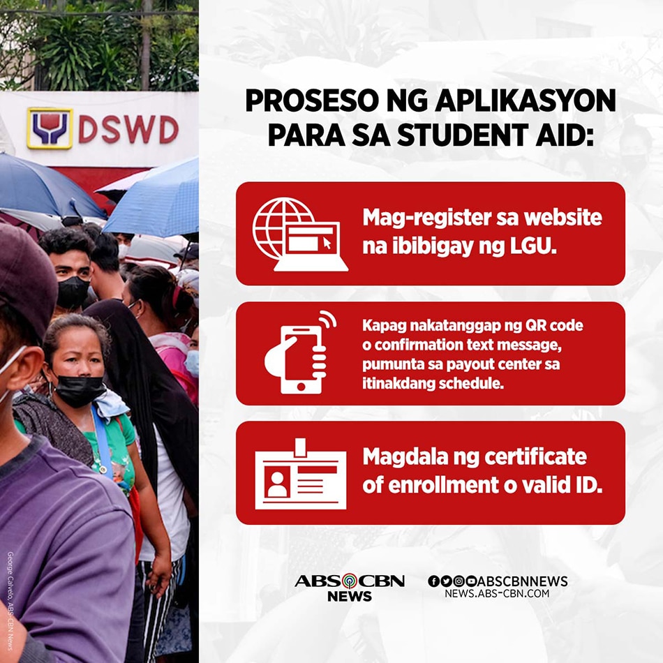 DSWD Sets Up 200 Payout Centers For Student Aid | ABS-CBN News