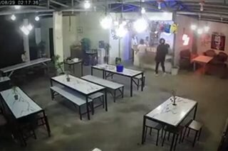 Sapul sa CCTV: Panghoholdap ng restaurant sa Rizal