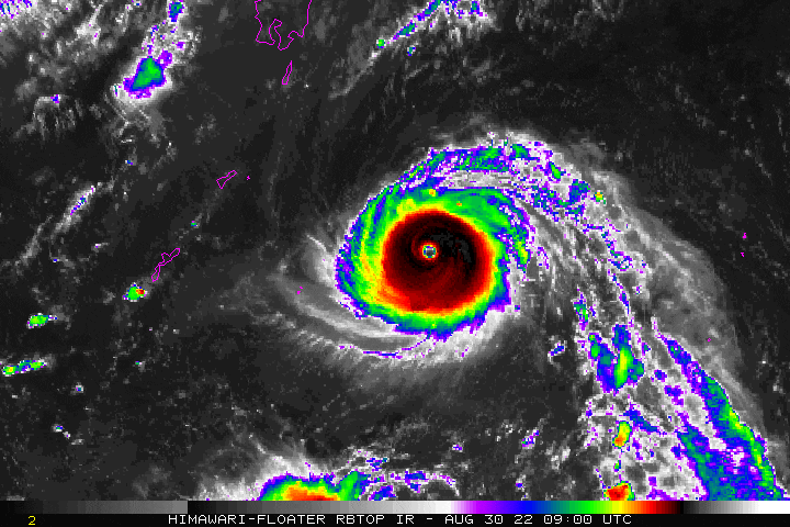 Super typhoon Hinnamnor. US NOAA/Himawari 8 