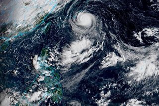 Twin storms near Philippines