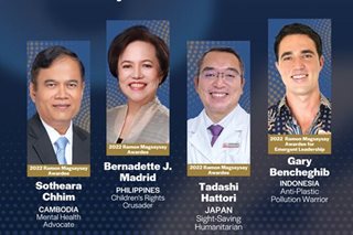 Filipina doctor, rights champion wins Ramon Magsaysay award
