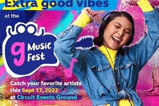 Here are the artists gracing Globe’s G Music Fest