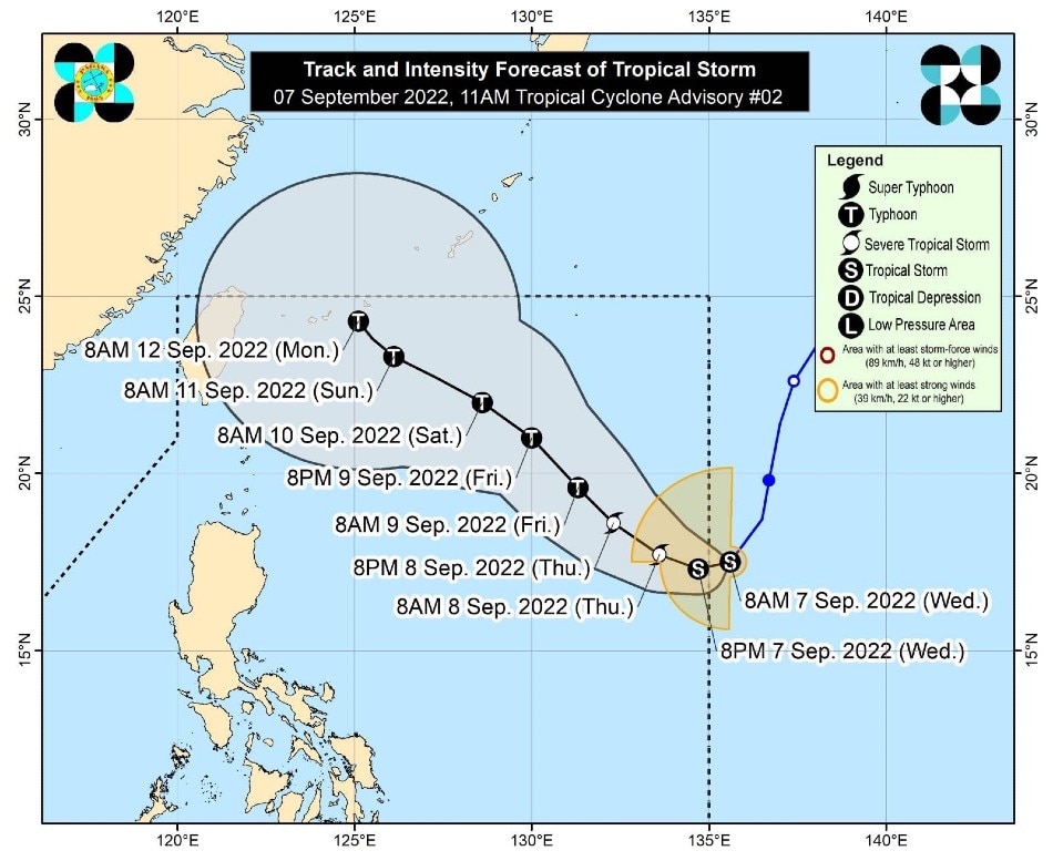 Cyclone to enter PAR now a tropical storm PAGASA ABSCBN News