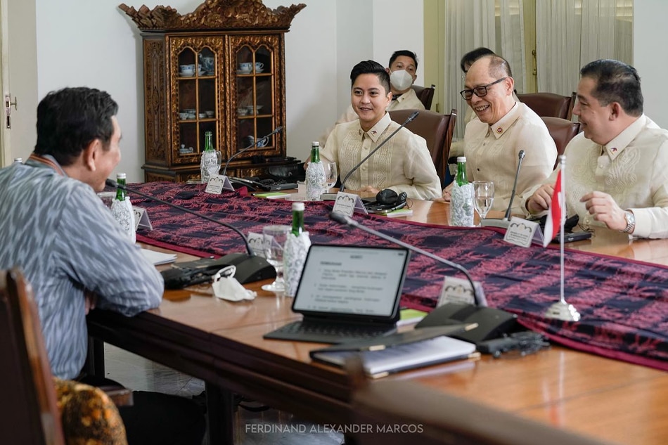 Ilocos Norte Rep. Sandro Marcos joined Cabinet officials during President Ferdinand Marcos Jr.’s state visit to Indonesia. Photo from Sandro Marcos' official Facebook page.