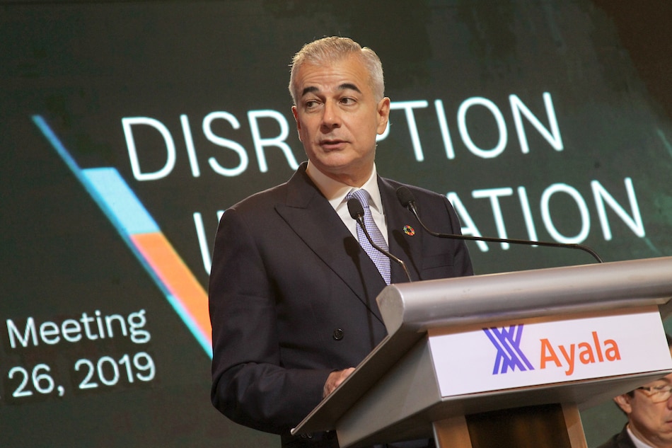 Ayala Corp's Fernando Zobel De Ayala during a stockholders meeting held at the Fairmont Hotel in Makati on April 26, 2019. Jonathan Cellona, ABS-CBN News/File