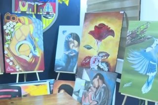 Mga painting na gawa ng mga preso sa San Juan, mabenta 