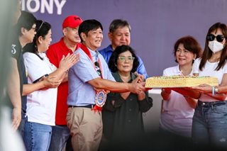 Marcos Jr. celebrates first birthday as president