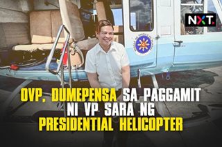  Paggamit ng bise presidente ng helicopter, pinuna 