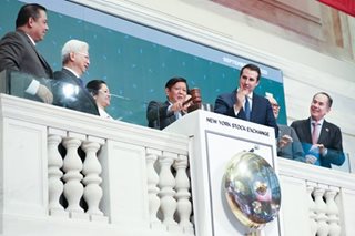 Marcos rings the bell at NYSE