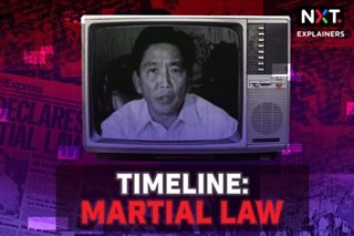 Timeline: Mga nangyari noong Martial Law