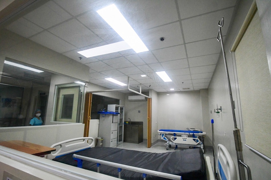 A room at Mary Johnston Hospital in Manila on March 9, 2022. Mark Demayo, ABS-CBN News/File