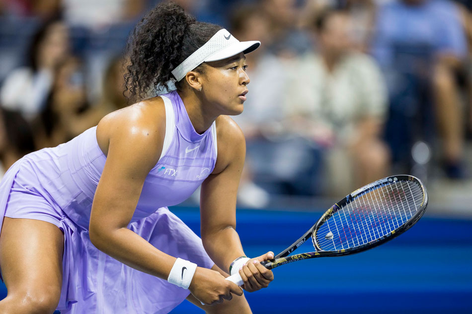 Naomi Osaka of Japan hits a return to Danielle Collins of the US during their first round match at the US Open Tennis Championships, at the USTA National Tennis Center in Flushing Meadows, New York, USA, 30 August 2022. File photo. Justin Lane, EPA-EFE.