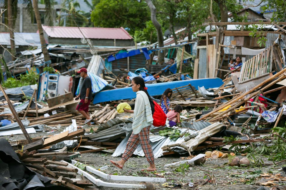 Super typhoon Karding aftermath in Dingalan