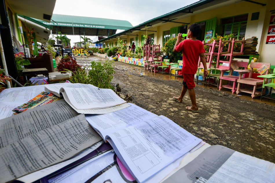 Bulacan school cleans up after Karding's wrath