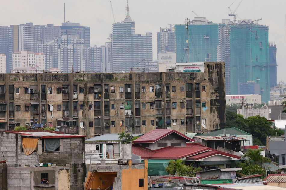  A view of the tenement buildings in Manila on August 24, 2022. George Calvelo, ABS-CBN News