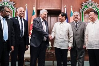 Marcos meets Sri Lankan president Ranil Wickremesinghe