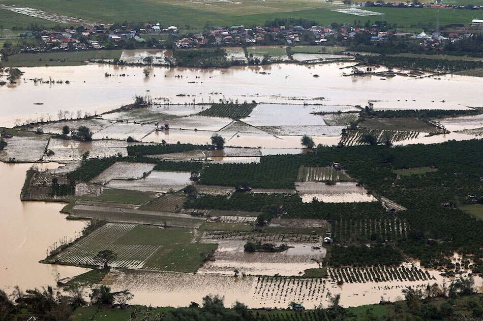 Photo shows inundated areas in Bulacan, Tarlac and Nueva Ecija taken during the aerial inspection of President Ferdinand Bongbong Marcos, Jr on September 26, 2022. Kj Rosales, PPA Pool/File