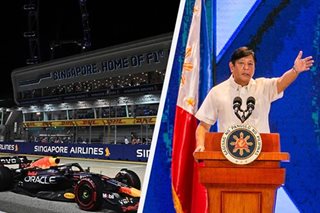 Palace mum on reports Marcos in Singapore to watch F1