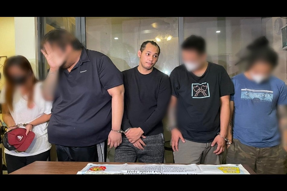 Actor Dominic Roco and four other persons were nabbed on Oct. 1, 2022 in Quezon City for alleged violation of the Comprehensive Dangerous Act of 2022. Larize Lee, ABS-CBN News