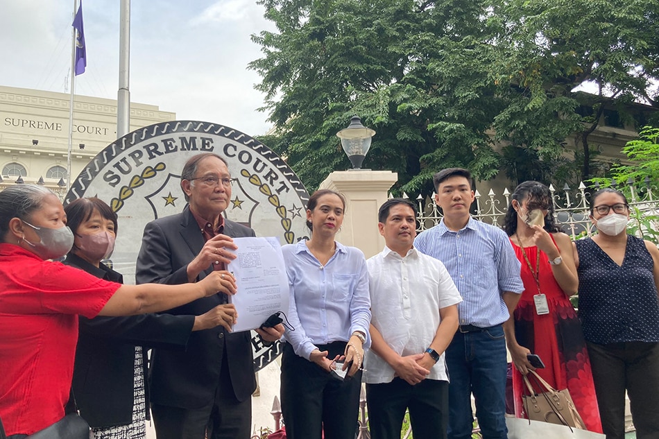 A petition for indirect contempt was filed Tuesday before the Supreme Court against ex-NTF-ELCAC spokesperson Lorraine Badoy by deans and lawyers over her statements against Manila Judge Marlo Magdoza-Malagar. Mike Navallo, ABS-CBN News