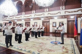 Marcos reappoints 10 Cabinet members bypassed by CA