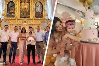 Winwyn Marquez’s daughter Luna gets baptized