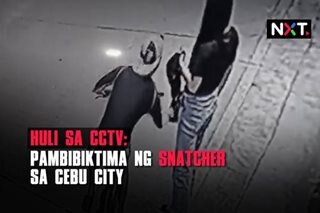 Huli sa CCTV: Pambibiktima ng snatcher sa Cebu City 