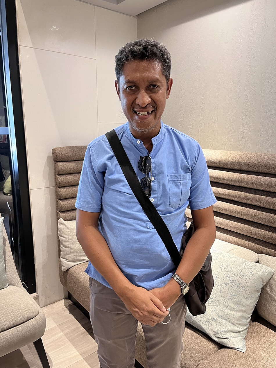 Alberico Da Costa, a veteran newsman from Timor-Leste, believes press freedom is critical in a democracy. Photo by Arlene Burgos, ABS-CBN News 