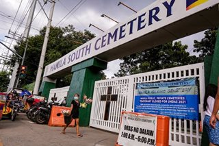 Manila South Cemetery binibisita na 2 linggo bago Undas