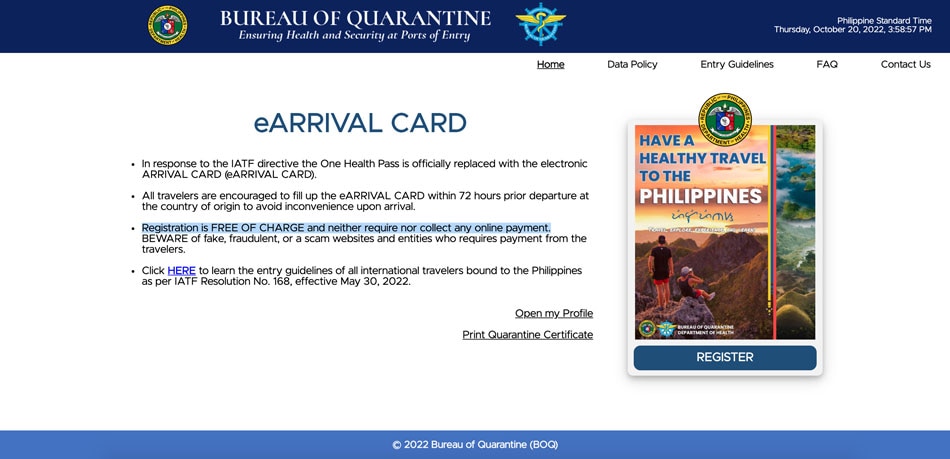 PH replaces One Health Pass with eArrival Card for travelers | ABS-CBN News