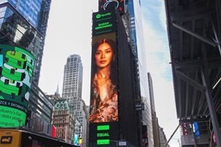 LOOK: Sarah G featured on Times Square billboard