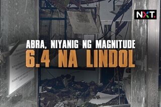 Abra, niyanig ng magnitude 6.4 na lindol 