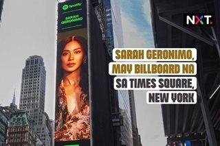 Sarah Geronimo, may billboard sa Times Square, New York