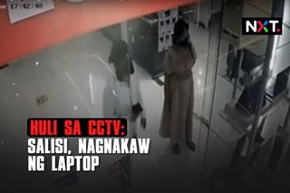 Huli sa CCTV: Salisi, nagnakaw ng laptop