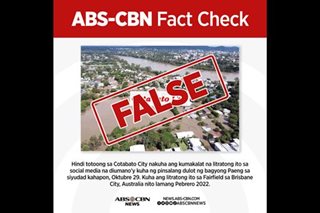 FACT CHECK: ‘Di ito larawan ng pinsala sa Cotabato City